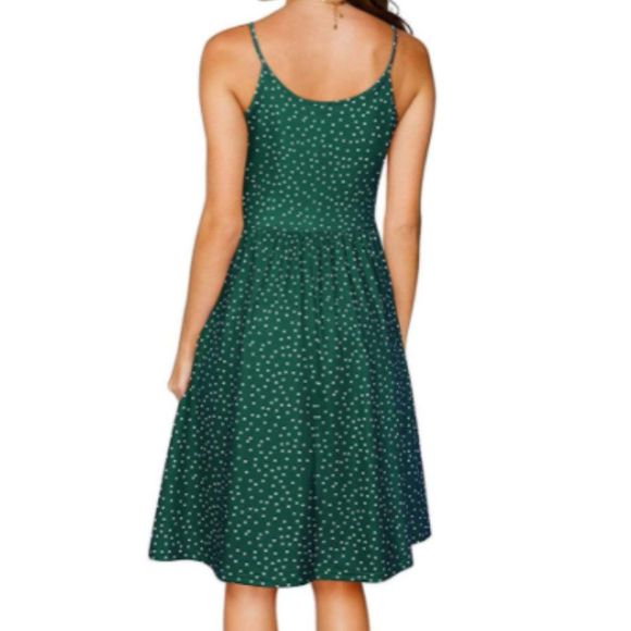 Women's Sleeveless Summer Casual Fashion Dress - Picture 3 of 7